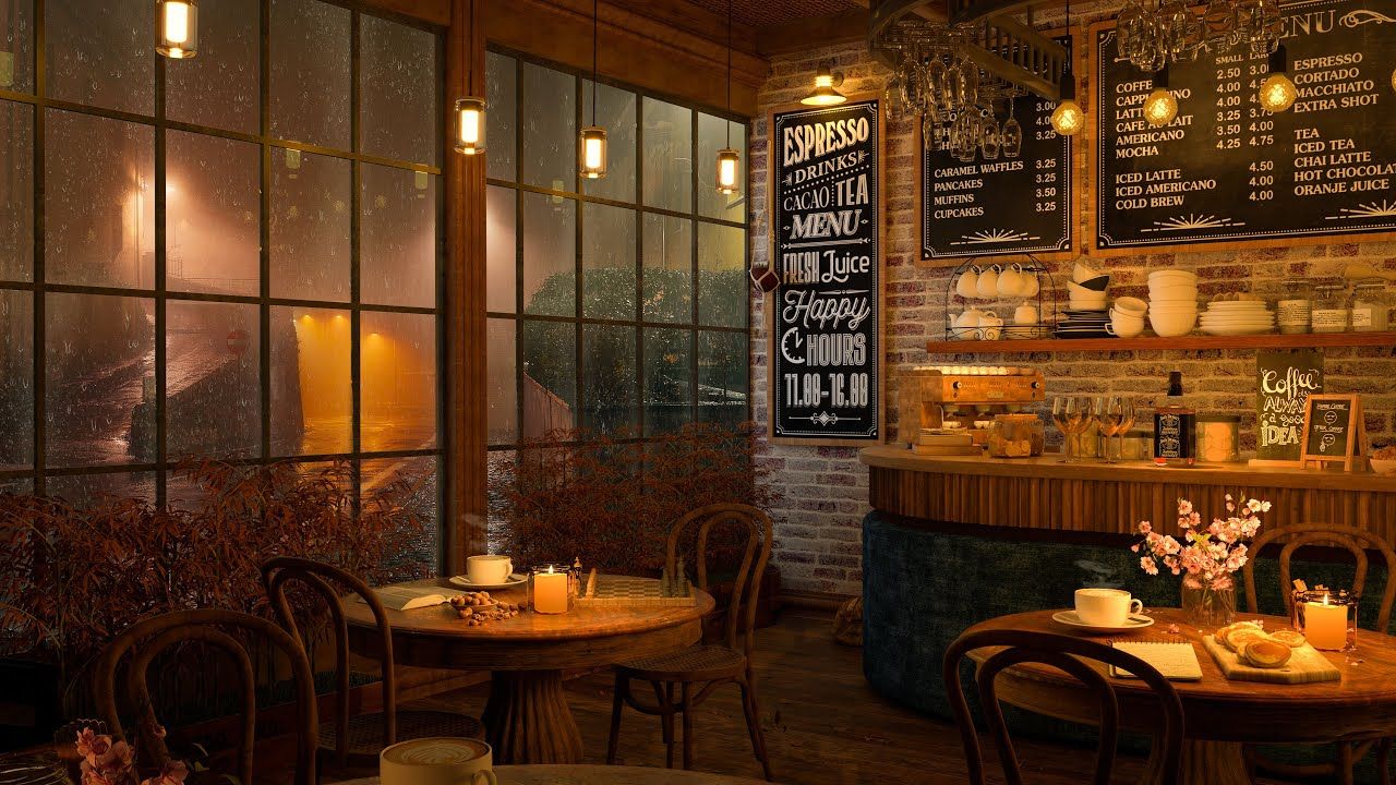Cozy café interior